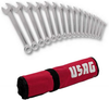 USAG 601 1/4-1/2 J82 Assortimento In Cassetta Modulare Con Bussole Esagonali Ed Inserti Per Avvitatura