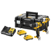 DeWALT DCK2110L2T-QW KIT Trapano avvitatore E Avvitatore impulsi 1/4" XR 12V 2 x 3.0Ah