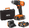 AEG BSB18G4-402C Trapano Avvitatore a Percussione 18V 60 Nm con 2 Batterie 4.0Ah