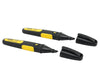 Stanley FatMax 0-47-314 Pennarelli indelebili punta smussata neri 2 pz