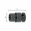 USAG 235 1/2 MTX E12 Chiave a bussola Torx E14 U02350442
